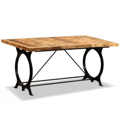 Rustika Rowe -  Dining Table Solid Rough Mango Wood 180 cm